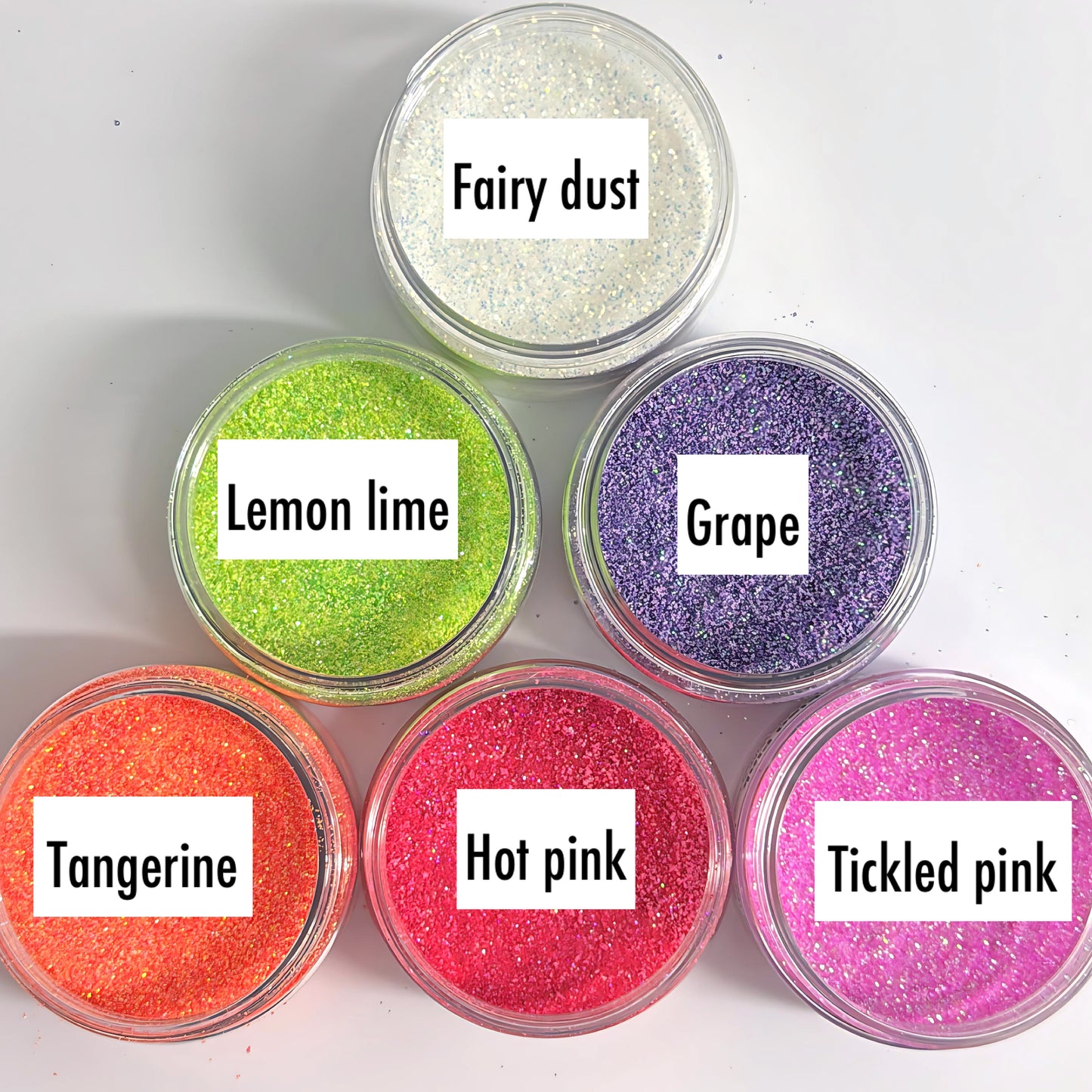 Ultra fine Fluro Holographic Glitter : choose your colour : large black jar : Destash item