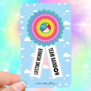 TEAM RAINBOW : 10 pack of mini cards