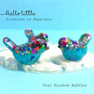 Hello Little Bluebird : Cast Resin Bluebird of Happiness Ornaments