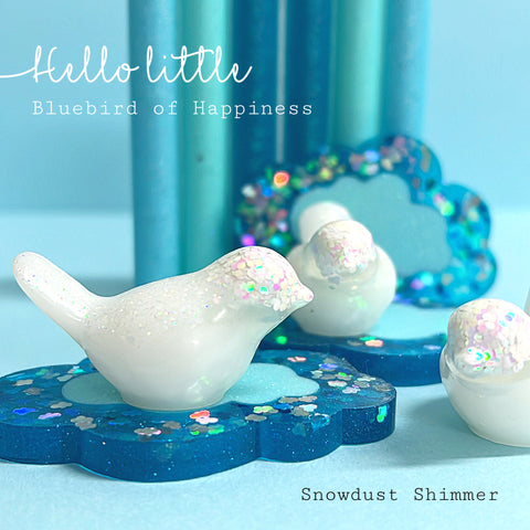Hello Little Bluebird : Cast Resin Bluebird of Happiness Ornaments