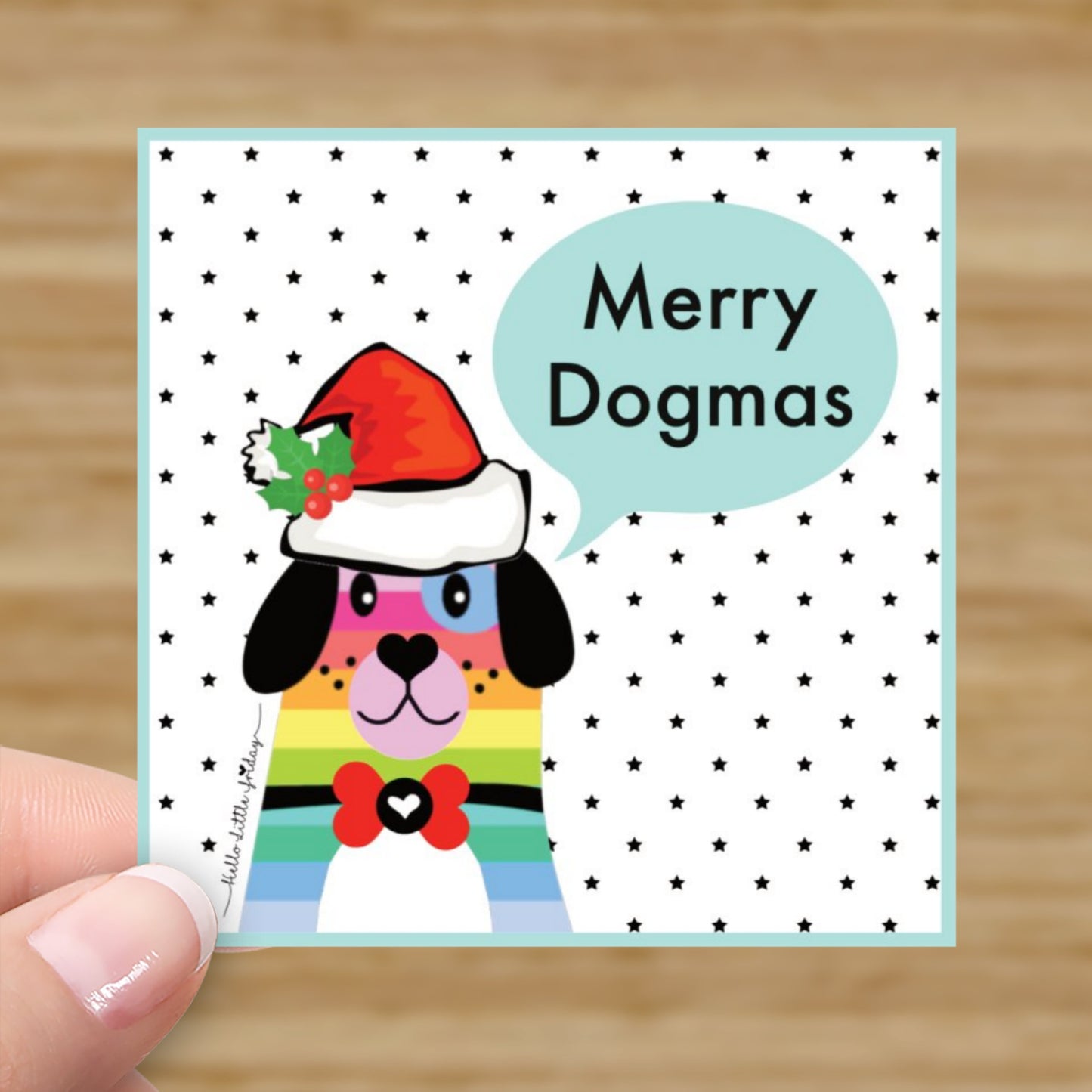 MERRY CATMAS : MERRY DOGMAS : GIFT TAG 10 pack : 2 designs